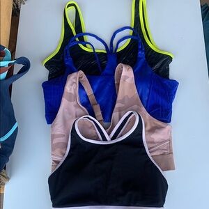Set of 10 Fabletics sports bras